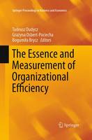 Essence and Measurement of Organizational Efficiency