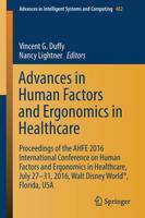 Advances in Human Factors and Ergonomics in Healthcare