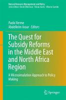 Quest for Subsidy Reforms in the Middle East and North Africa Region