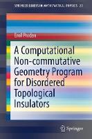 A Computational Non-commutative Geometry Program for Disordered Topological Insulators