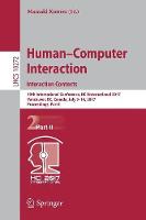 Human-Computer Interaction. Interaction Contexts