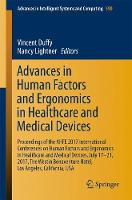 Advances in Human Factors and Ergonomics in Healthcare and Medical Devices