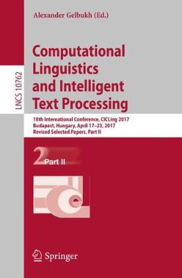 Computational Linguistics and Intelligent Text Processing