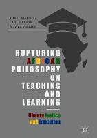 Rupturing African Philosophy on Teaching and Learning
