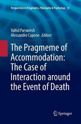 Pragmeme of Accommodation: The Case of Interaction around the Event of Death