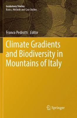 Climate Gradients and Biodiversity in Mountains of Italy