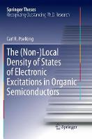 (Non-)Local Density of States of Electronic Excitations in Organic Semiconductors