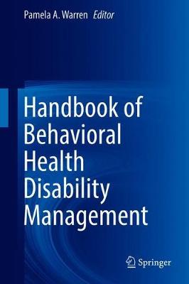 Handbook of Behavioral Health Disability Management