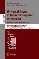 Universal Access in Human-Computer Interaction. Methods, Technologies, and Users