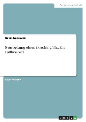 Bearbeitung eines Coachingfalls. Ein Fallbeispiel