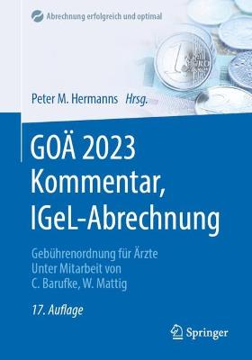 GOAE 2023 Kommentar, IGeL-Abrechnung