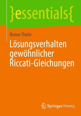 Loesungsverhalten gewoehnlicher Riccati-Gleichungen