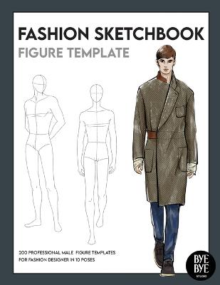 Fashion Sketchbook Male Figure Template