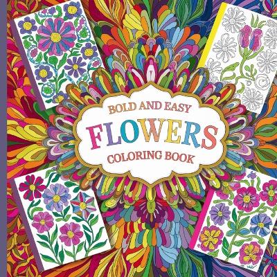 Flower Coloring Book, Relaxation Coloring Book