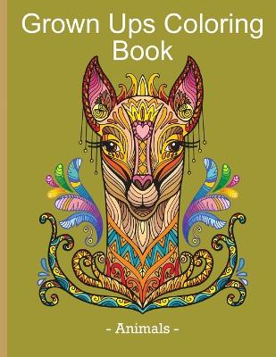 Grown Ups Coloring Book - Animals