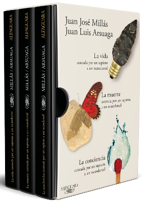 Estuche La vida, La muerte y La conciencia contadas por un sapiens a un neandert al / Life, Death, Conscience as Told by a Sapiens to a Neanderthal, Boxed Set