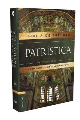 Rvr, Biblia de Estudio Patristica, Interior a DOS Colores, Tapa Dura, Palabras de Jesus En Rojo, Comfort Print