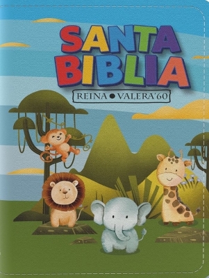 Biblia Rvr 1960 Compacta Para Ninos Animales Vinilo Con Cierre (Bible Rvr 1960 Compact Size Children Animals Vinyl with Zipper (Spanish Edition)