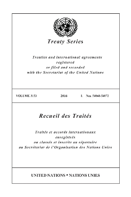 Treaty Series 3153 (English/French Edition)