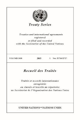 Treaty Series 3038 (English/French Edition)