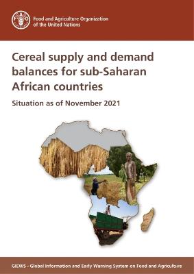 Cereal supply and demand balances for sub-Saharan African countries