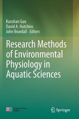 Research Methods of Environmental Physiology in Aquatic Sciences