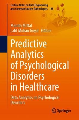Predictive Analytics of Psychological Disorders in Healthcare