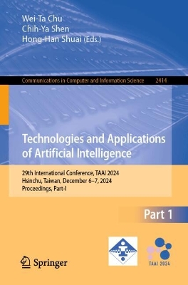 Technologies and Applications of Artificial Intelligence