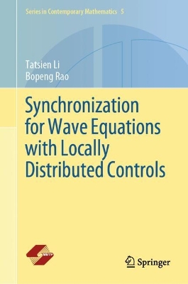 Synchronization for Wave Equations with Locally Distributed Controls