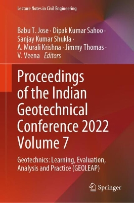 Proceedings of the Indian Geotechnical Conference 2022 Volume 7