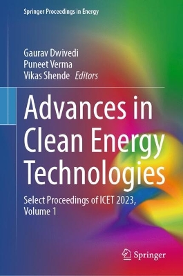 Advances in Clean Energy Technologies