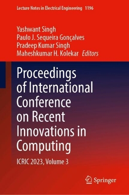 Proceedings of International Conference on Recent Innovations in Computing