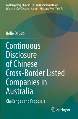 Continuous Disclosure of Chinese Cross-Border Listed Companies in Australia