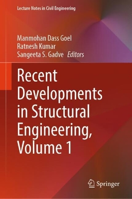 Recent Developments in Structural Engineering, Volume 1