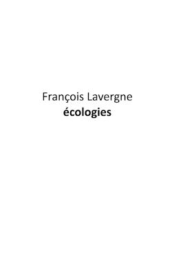 Ecologies