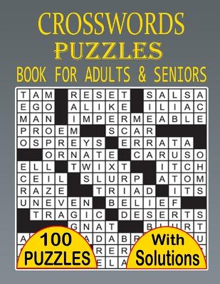 Crossword Puzzle Book for Adults, Seniors