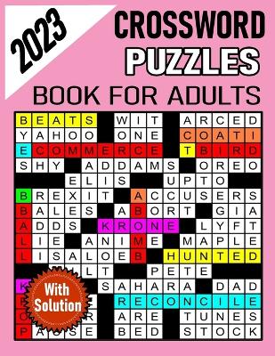 2023 crossword puzzles book for adults with solution