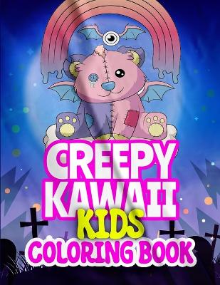 Creepy kawaii coloring book for kids