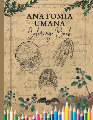 Anatomia Umana Vintage da colorare per Bambini e Ragazzi