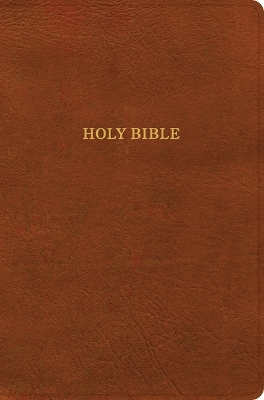 KJV Giant Print Reference Bible, Burnt Sienna Leathertouch, Indexed