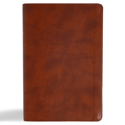 CSB Oswald Chambers Bible, Saddle Leathertouch