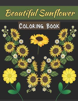 Beautiful Sunflower Coloring Book