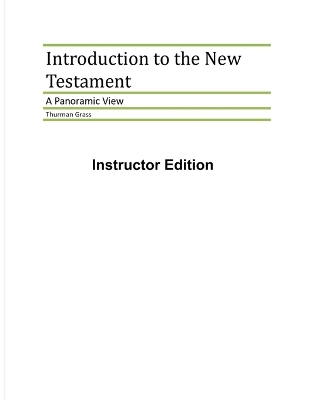 Instructors Introduction to the New Testament