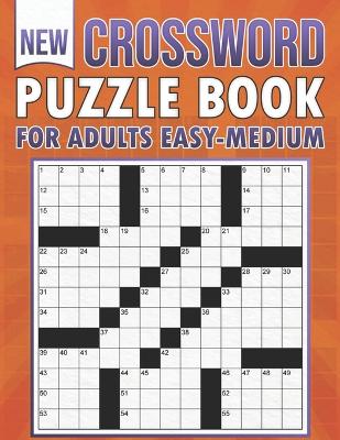 New Crossword Puzzle Book For Adults Easy-Medium