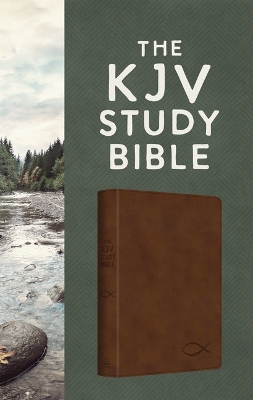 The KJV Study Bible [Chesnut Brown Fish]