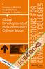 Global Development of the Community College Model : New Directions for Community Colleges, Number 177