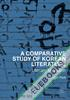 A Comparative Study of Korean Literature
