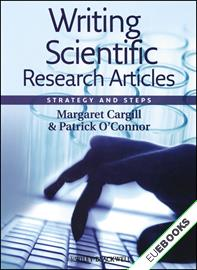 Imagem de capa do livro Writing scientific research articles