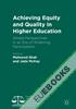 Achieving Equity and Quality in Higher Education