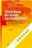 Check Book für GmbH-Geschäftsführer